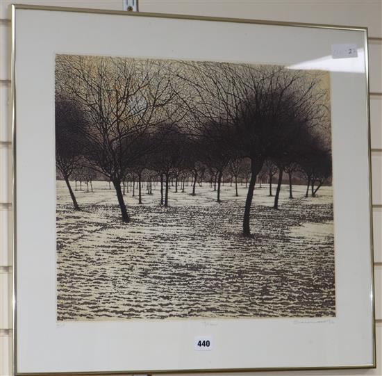 Phil Greenwood (1943-), limited edition print, Thaw, signed in pencil, number 7/100, 58 x 64cm overall